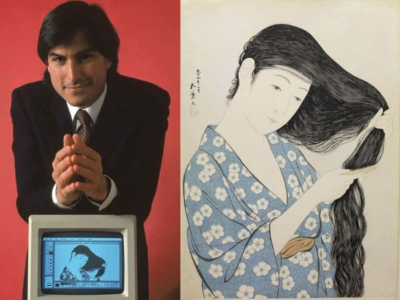steve jobs và bức tranh cô gái steve jobs và bức tranh cô gái